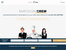 Tablet Screenshot of barcelonacrew.com